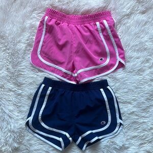 Champion Kids' Pink and Navy Athletic Shorts